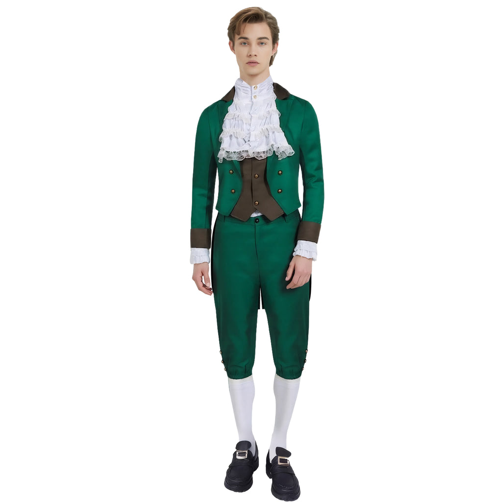 Mens St Patricks Day Outfit Saint Paddys Leprechaun Costume for Parade