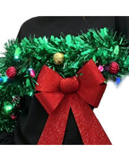 Adults Funny Xmas Sweaters Pullover Green Tinsel Costume for Holiday Parties