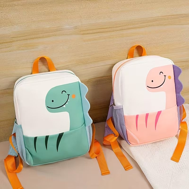 Cartoon Dino Backpack Lightweight Durable Backpack for Preschoolers Aged 3-5