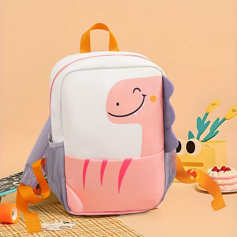 Cartoon Dino Backpack Lightweight Durable Backpack for Preschoolers Aged 3-5