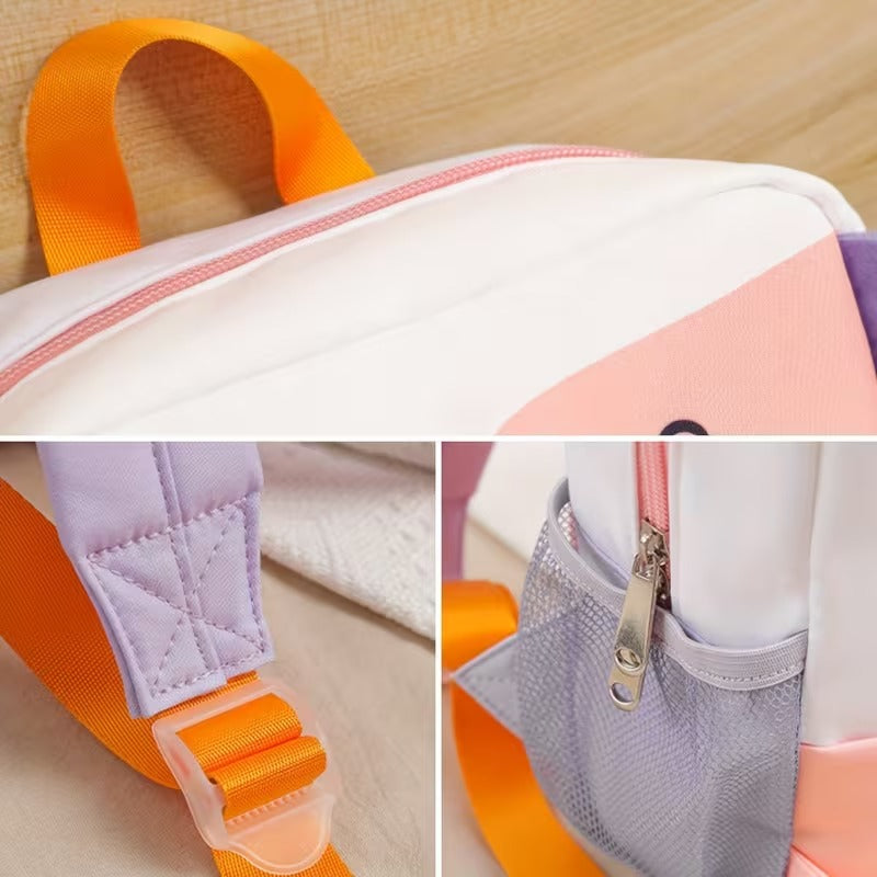 Cartoon Dino Backpack Lightweight Durable Backpack for Preschoolers Aged 3-5