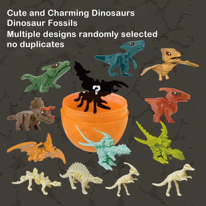 Cartoon Dinosaur Gashapon Machine with 12 Dinosaur Mini Vending Machine Dino Blind Box