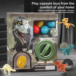 Cartoon Dinosaur Gashapon Machine with 12 Dinosaur Mini Vending Machine Dino Blind Box