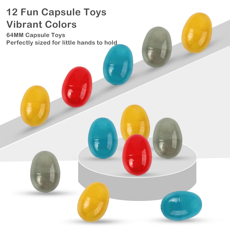 Cartoon Dinosaur Gashapon Machine with 12 Dinosaur Mini Vending Machine Dino Blind Box