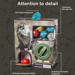 Cartoon Dinosaur Gashapon Machine with 12 Dinosaur Mini Vending Machine Dino Blind Box