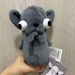 9.8inch Chihuahua Plush Toy Funny Big Eyed Chihuahua Keychain Charm Stuffed Animals Doll Holiday Gift