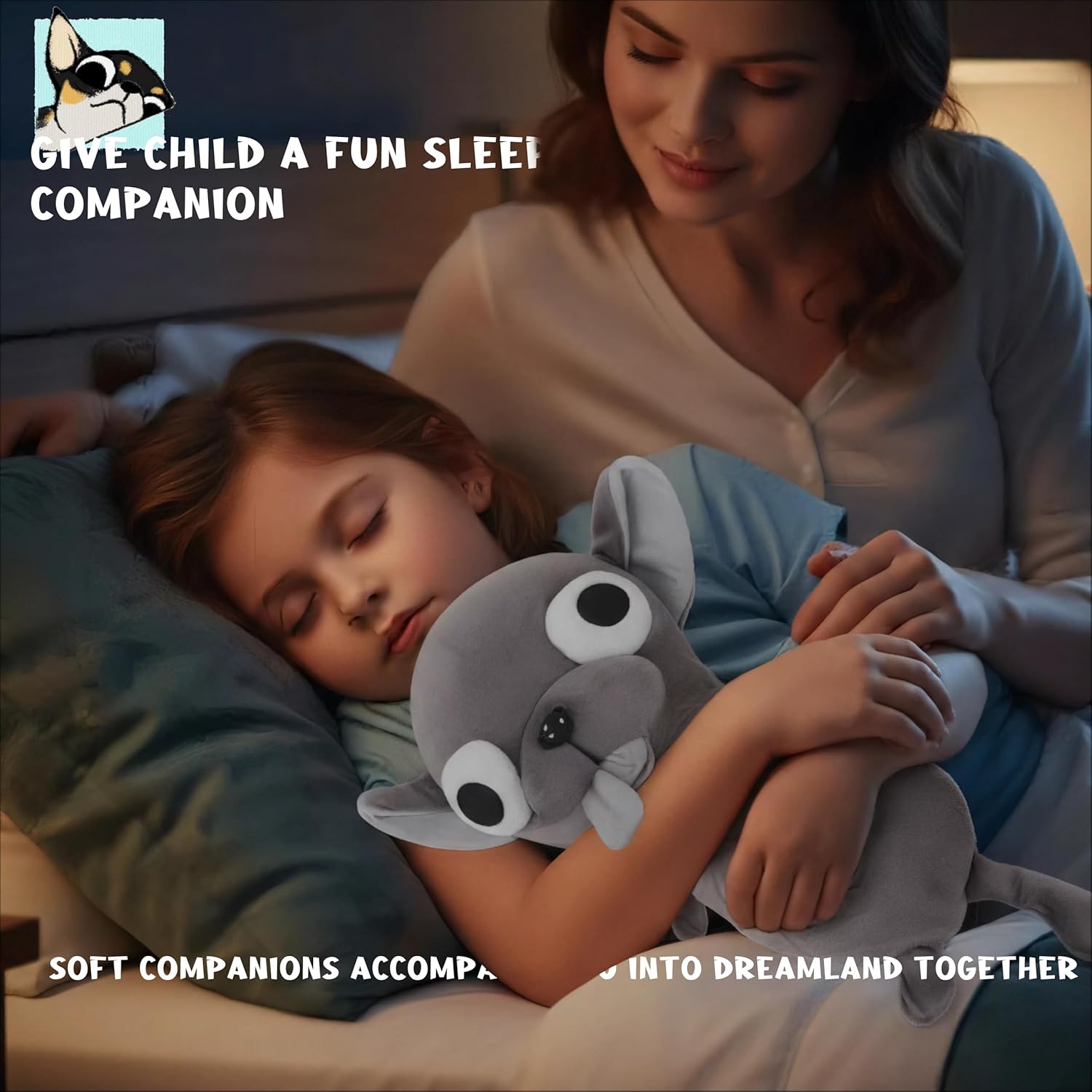 9.8inch Chihuahua Plush Toy Funny Big Eyed Chihuahua Keychain Charm Stuffed Animals Doll Holiday Gift