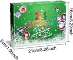 Christmas Advent Calendar 2025 Bouncy Ball Soft Calming Fidget Toys Blind Box for Kids Adults