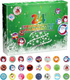 Christmas Advent Calendar 2025 Bouncy Ball Soft Calming Fidget Toys Blind Box for Kids Adults