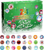 Christmas Advent Calendar 2025 Bouncy Ball Soft Calming Fidget Toys Blind Box for Kids Adults