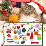 Christmas Advent Calendar 2025 Cat Toy Set Blind Box Cat Interactive Toy Holiday Pet Decoration