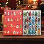 Christmas Advent Calendar 2025 Alloy Pullback Racing Car Blind Box 24-Day Countdown Holiday Toy