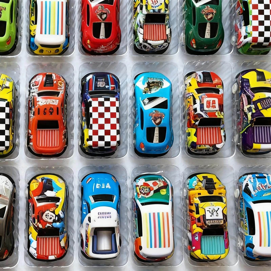 Christmas Advent Calendar 2025 Alloy Pullback Racing Car Blind Box 24-Day Countdown Holiday Toy