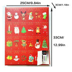 Christmas Advent Calendar 2025 Alloy Pullback Racing Car Blind Box 24-Day Countdown Holiday Toy