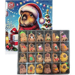 Christmas Advent Calendar 2025 Capybara Blind Box 24Pcs Cute Capybara Ornaments Advent Calendar Animal Christmas Toys