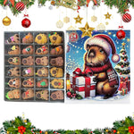 Christmas Advent Calendar 2025 Capybara Blind Box 24Pcs Cute Capybara Ornaments Advent Calendar Animal Christmas Toys