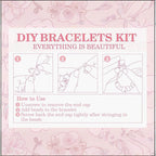 Christmas Advent Calendar 2025 DIY Bracelets with 22 Jewelry Accessories Bracelets Making Kit Holiday Gift