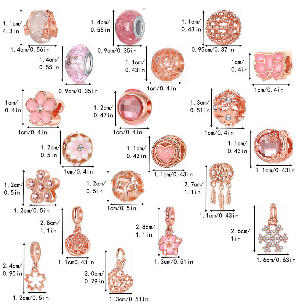 Christmas Advent Calendar 2025 DIY Bracelets with 22 Jewelry Accessories Bracelets Making Kit Holiday Gift