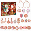 Christmas Advent Calendar 2025 DIY Bracelets with 22 Jewelry Accessories Bracelets Making Kit Holiday Gift