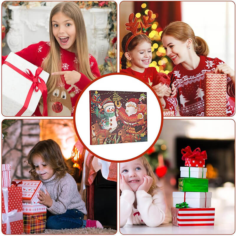 Christmas Advent Calendar 2025 DIY Bracelets with 22 Jewelry Accessories Bracelets Making Kit Holiday Gift