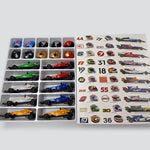 Christmas Advent Calendar 2025 F1 Racing Car and Helmets Blind Box Racing Car Collection Holiday Gift
