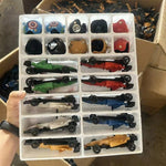 Christmas Advent Calendar 2025 F1 Racing Car and Helmets Blind Box Racing Car Collection Holiday Gift