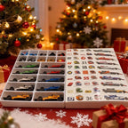 Christmas Advent Calendar 2025 F1 Racing Car and Helmets Blind Box Racing Car Collection Holiday Gift
