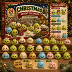 Christmas Advent Calendar 2026 Squishy Toys Countdown Blind Box with 24 Unique Sensory Fidget Squeeze Toys