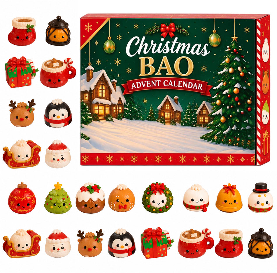 Christmas Advent Calendar 2026 Squishy Toys Countdown Blind Box with 24 Unique Sensory Fidget Squeeze Toys