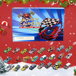 Christmas Advent Calendars 2025 Alloy Pullback Car Mini Racers Truck Set Holiday Gift