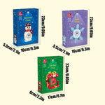 Christmas Building Blocks Creative Snowman Snowflake Gift Clock Ornament Christmas Assembly Toy