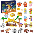Christmas Advent Calendar 2025 Building Blocks Set Blind Box Surprise Xmas Gift