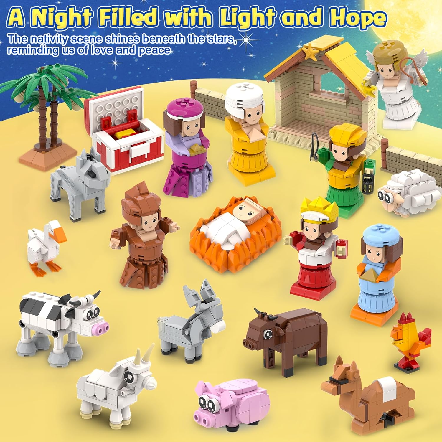 Christmas Advent Calendar 2025 Building Blocks Set Blind Box Surprise Xmas Gift