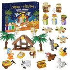 Christmas Advent Calendar 2025 Building Blocks Set Blind Box Surprise Xmas Gift
