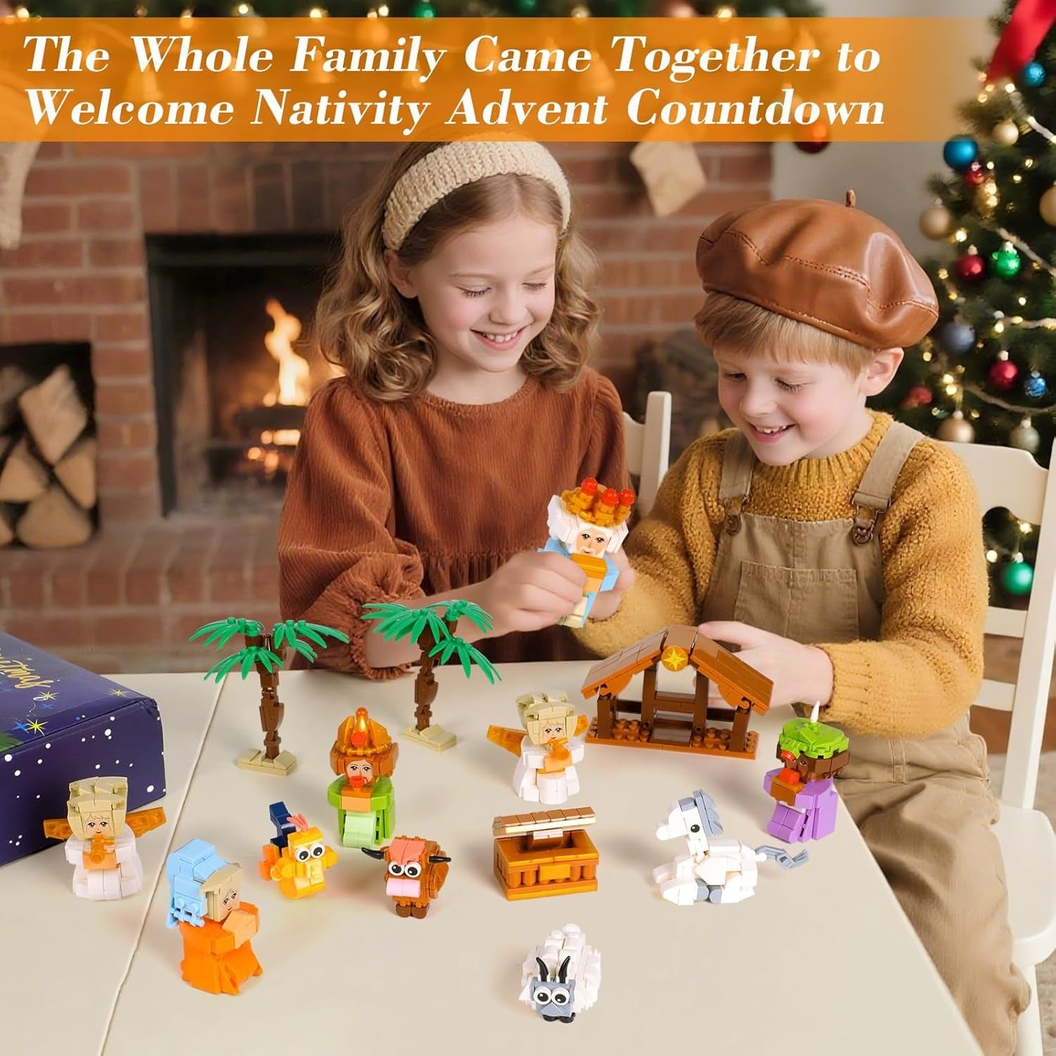 Christmas Advent Calendar 2025 Building Blocks Set Blind Box Surprise Xmas Gift