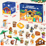 Christmas Advent Calendar 2025 Building Blocks Set Blind Box Surprise Xmas Gift