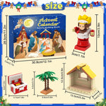 Christmas Advent Calendar 2025 Building Blocks Set Blind Box Surprise Xmas Gift