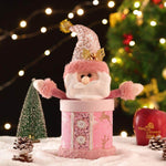 Christmas Candy Box Cute Santa Snowman Elk Plush Doll Christmas Decoration