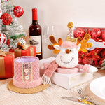 Christmas Candy Box Cute Santa Snowman Elk Plush Doll Christmas Decoration