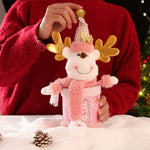 Christmas Candy Box Cute Santa Snowman Elk Plush Doll Christmas Decoration