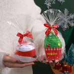 Christmas Hand Towels Gifts 2pcs Cotton Towel Embroidery Xmas Tree Snowman Holiday Gifts