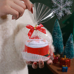 Christmas Hand Towels Gifts 2pcs Cotton Towel Embroidery Xmas Tree Snowman Holiday Gifts