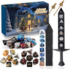 Christmas Advent Calendar 2025 Mystery Dice Set Game Role Playing Table Game Holiday Gift