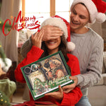 Christmas Scrapbook Stickers Set with Notebook Greeting Card Decals Sticky Notes DIY Sticker Books Holiday Decoration