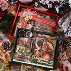 Christmas Scrapbook Stickers Set with Notebook Greeting Card Decals Sticky Notes DIY Sticker Books Holiday Decoration