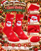 2026 Christmas Socks Advent Calendar 24 Pairs Festive Holiday Crew Cotton Socks Countdown Gift for Women Men
