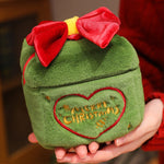 Christmas Surprise Gift Box Santa Claus Reindeer Plush Toy Cute Doll Christmas Gift