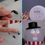 Talking Snowman Toy Kids LED Blink Animated Toys Built-in Speaker with USB Charging Holiday Gift and Decoration