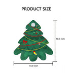 Christmas Tree Costume Funny Xmas Tree Dress for Adult Unisex Hooded Christmas Outfit