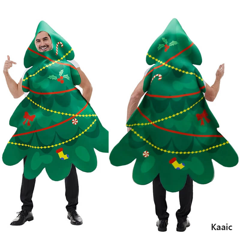 Christmas Tree Costume Funny Xmas Tree Dress for Adult Unisex Hooded C Sun Baby Christmas Tree Costume Funny Xmas Tree Dress for Adult Unisex Hooded C Sun Baby